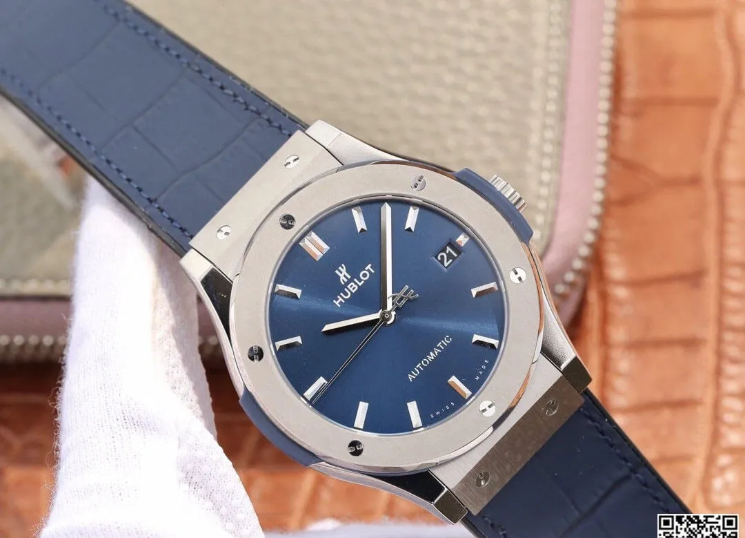 Hublot Classic Fusion 511.NX.7170.LR WWF Factory 1:1 Best Edition Replica Watch Blue Strap